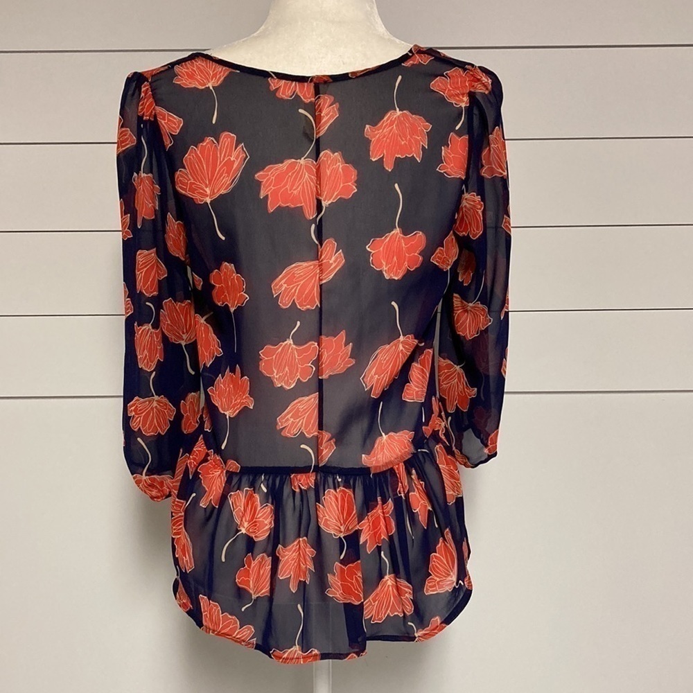 Needle & Thread Sheer Floral Top - Picture 5 of 10